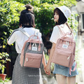 The New Korean Version of The Portable Dual-Shoulder Backpack Fashion Contrast Color Outdoor Large-Capacity Backpack